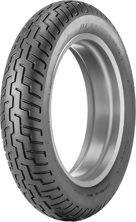 Dunlop D404 Front Motorcycle Tire 80/90-21 (48H) Black Wall - Fits: Kawasaki Vulcan Custom VN900 2006-2016