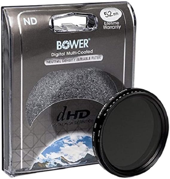 Bower FN52 Variable Neutral Density Filter 52 mm (Black)