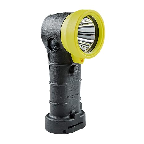FoxFury Breakthrough BTS Right Angle Light, Fire and Impact Resistant, Waterproof, 400 Lumen, Black and Yellow