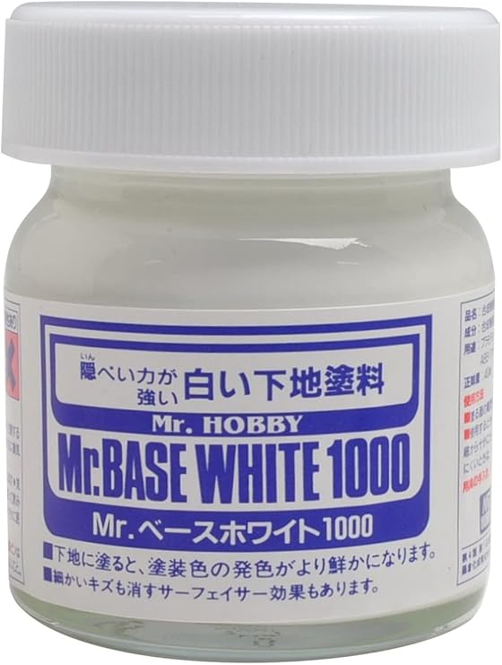 Mr. Hobby SF283 Mr. Base White 1000 Bottle 40ml, GSI