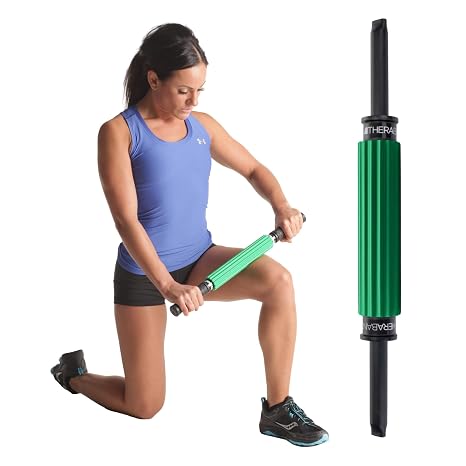 THERABAND Roller Massager+, Muscle, Fascia, Body Massage Tool, Back, 19"