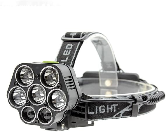 LED Headlamp Rechargeable, Super Bright Head Lamp, Great for Running, Camping, Hiking & More,Head-Mounted Flashlight Ultra Light Night Fishing Light Waterproof Outdoor Search Light
