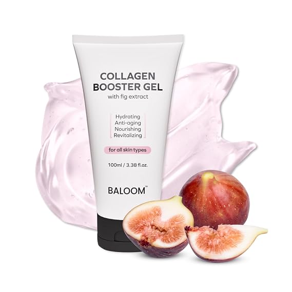 BALOOM Collagen Booster Gel Cream, Face Moisturizer, Glass Glow, 100ml