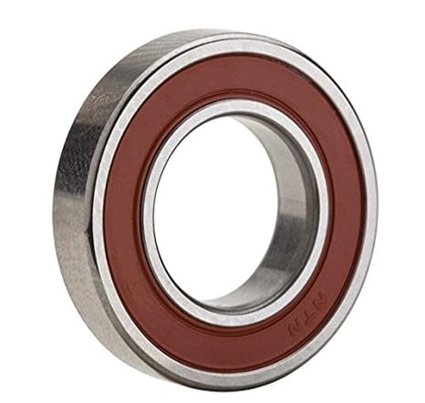 NTN Bearing 6203LLU Single Row Deep Groove Radial Ball Bearing, Contact, Normal Clearance, Steel Cage, 17 mm Bore ID, 40 mm OD, 12 mm Width, Double Sealed