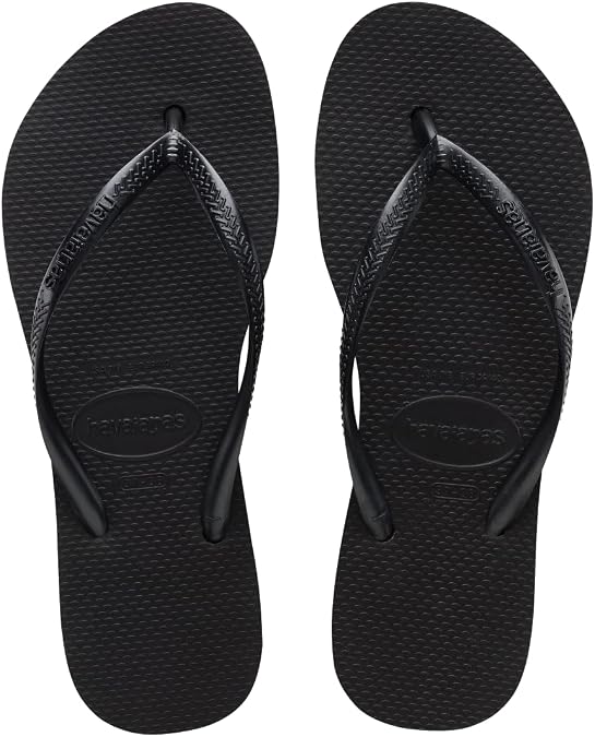 Havaianas Slim Flatform Flip Flops Women Black Flip Flops Shoes