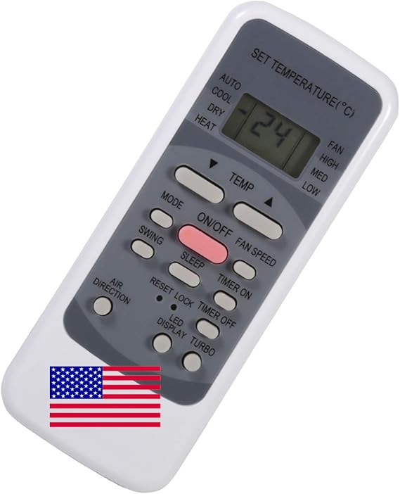 Remote Control for Rotek R51M/(C) E R51M/BG(C) E AC Air Conditioner
