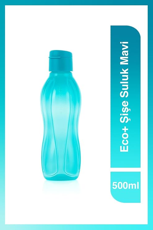Tupperware Eco Şişe Kolay Kapak Suluk Ve Matara Mavi 500Ml