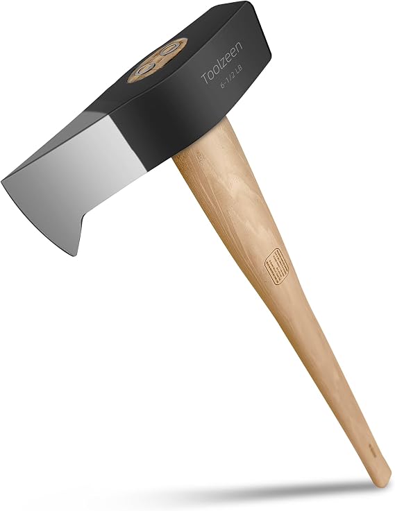 Splitting Maul- Wood Splitter Maul 6 1/2 lbs Head- Heavy Duty Wood Splitter Axe with 36" ergonomics Hickory Handle for Hardwood,Campfires,Firewood(36inch Splitting Maul)