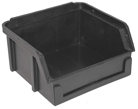 Esd Conductive Stack And Hang Bin, Black