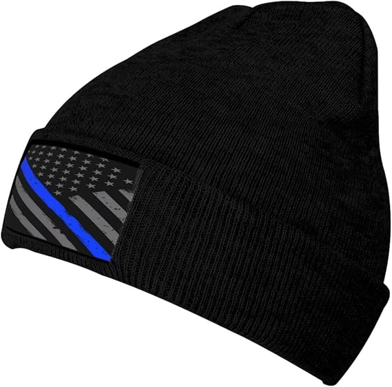 Men Women Knit Beanie Hat Warm Knitted Hat Cozy Acrylic Knit Cuffed Cap Winter Ski Cap Cold Weather Streetwear