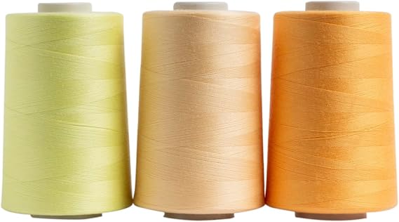 Superior Threads Omni Assorted Yellow Polyester Thread Cone Set - 3 Pack