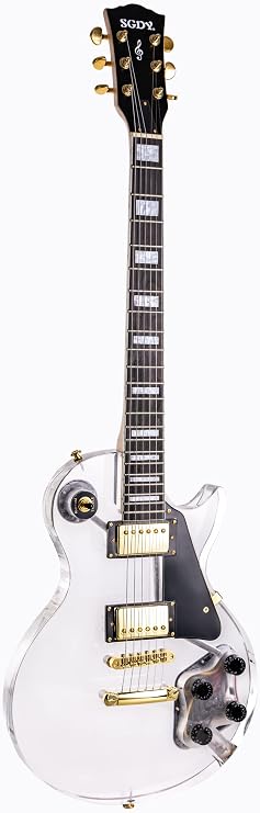 Electric Guitar,Maple Neck Rosewood Fingerboard,Organic Glass Body,6 Strings Righthand,Personalized Guitar!