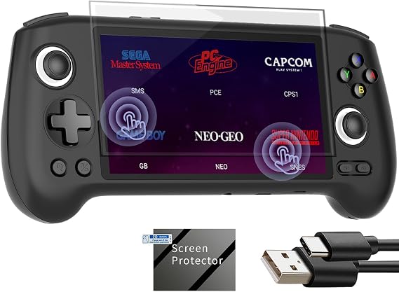 Anbernic RG556 Retro Handheld Game Android 13,rg 556 Handheld Game with 5.48 inch Touch OLED Screen ,RG556 Supports DP and WiFi Bluetooth has Hall Rocker Battery 5500mAh