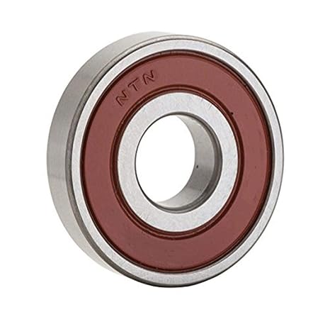 NTN Bearing 6205LB Single Row Deep Groove Radial Ball Bearing, Non-Contact, Normal Clearance, Steel Cage, 25 mm Bore ID, 52 mm OD, 15 mm Width, Single Seal