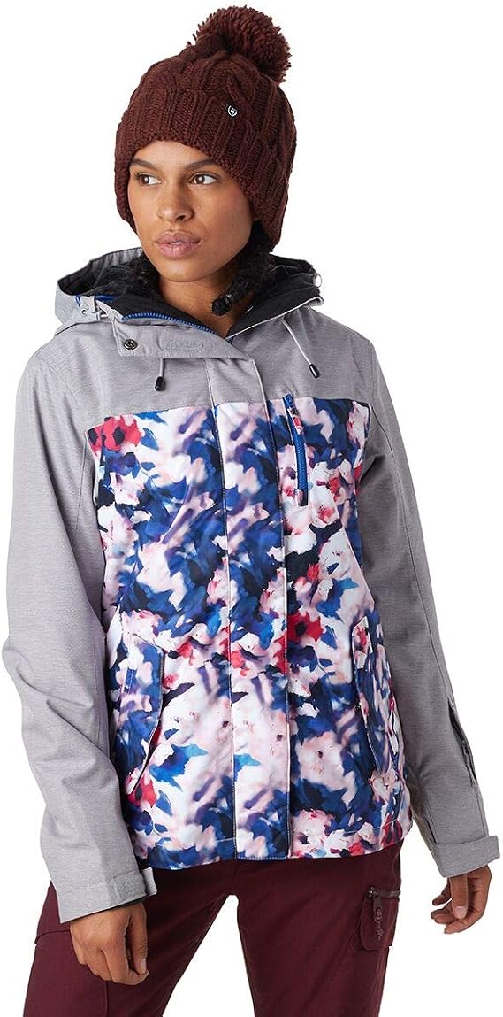 Roxy Jetty 3-in-1 Snowboard Jacket Womens Sz XS Mazarine Blue Mind Jingle