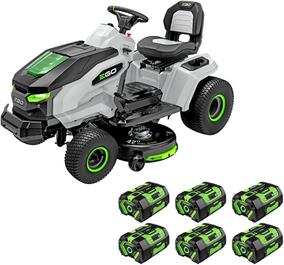 EGO Power+ Electric Riding Lawn Mower, 42" Deck Lawn Tractor - TR4204