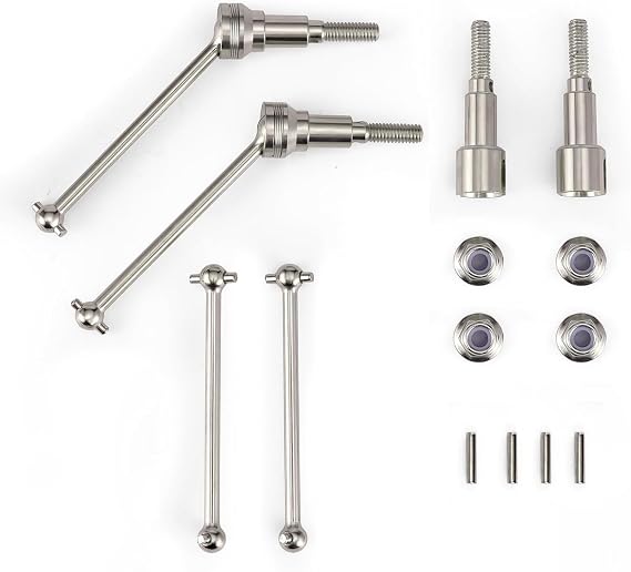 HAIBOXING 1/16 RC Parts Steel Drive Shafts M16105+M16106+M16107 | RC Accessories RC Car Upgraded Spare Parts Apply for HAIBOXING 16889