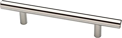 Franklin Brass 25-Pack Stainless Steel Cabinet Handles, 4 Inch Hole Center, Modern Pulls for Drawers, Kitchen Cabinet Door, Dressers | Solid Bar