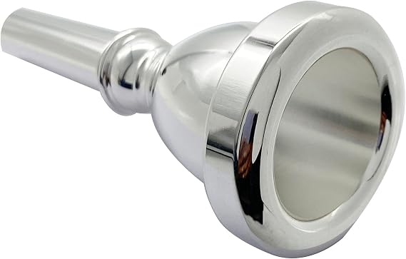 Missmore Premium Silver Plated Tuba Mouthpiece Size 22- Enhance Your Performance with Superior Sound Quality and Durability
