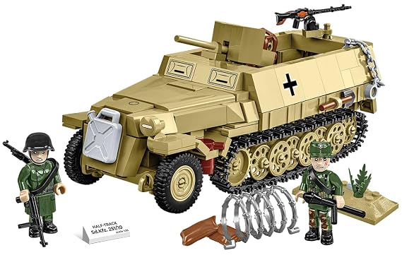 COBI Historical Collection WWII Half-Track Sd. Kfz. 251/10 Vehicle Model
