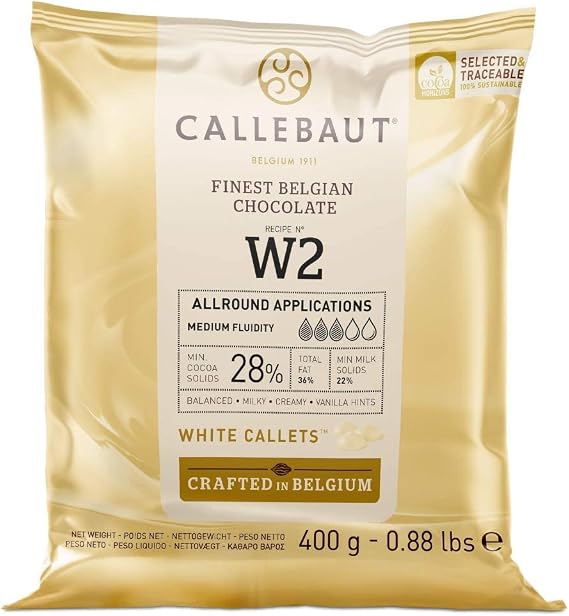 Callebaut Beyaz Damla Çİkolata W2-400 Gr