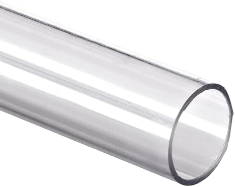 Small Parts - TPC-125/16-24 -TPC-125/16 Polycarbonate Tubing, 3/4" ID x 1" OD x 1/8" Wall, Clear Color 24" L