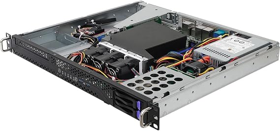 ASRock Rack 1U2S-B650 1U Rackmount Compact Server Barebone AMD Single Socket AM5 (LGA 1718) AMD Ryzen 7000 Series Processors 2 2.5" SATA Bays Dual 1G LAN