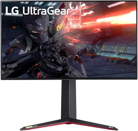 LG 27 27GN95B-B Nano IPS 1ms UHD 4K UltragearTM Gaming Monitor (3840x2160) with 144Hz Refresh Rate, NVIDIA G-Sync Compatible, VESA DisplayHDR 600 & VESA DSC