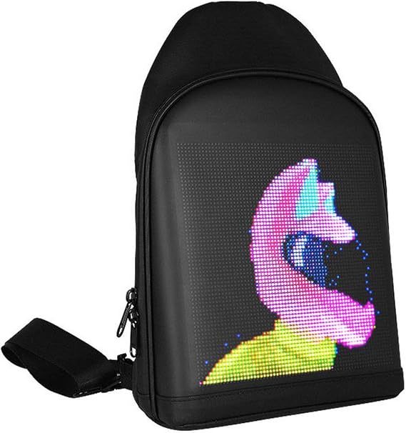 LED Display Backpack Advertising Light Led Display DIY Dynamic City Backpack Walking Billboard Shoulder Bags 。