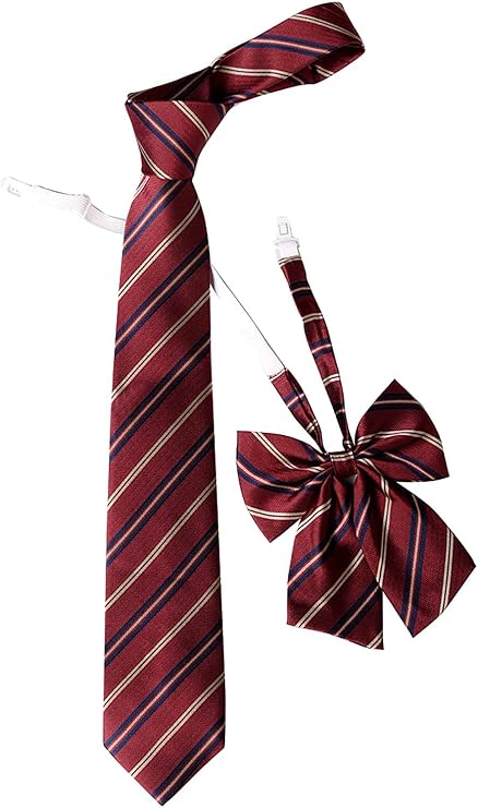 School Ribbon, Necktie, 2-Piece Set, Girls' Uniform Ribbon, School Uniform, Junior High School Student Ribbon