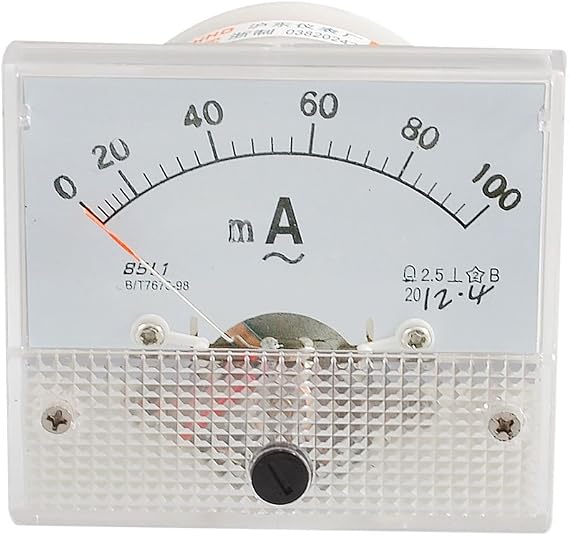 uxcell Analog AC 0-100MA Scale Range Milliampere Ammeter Panel Meter