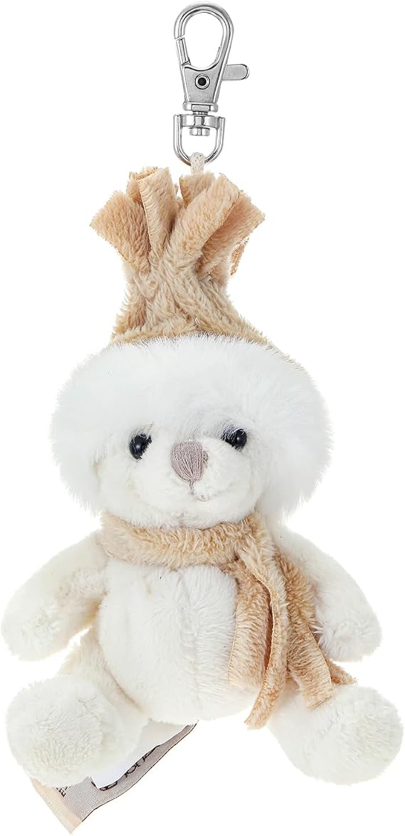 DILLY DUDU Teddy bear Stuffed Animal Plush keychain 4-Inch