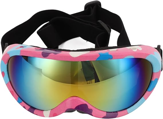 RiToEasysports Dog Sunglasses, Dog Goggles Pet Glasses Eye UV Protection Winproof for Dogs Eyes Protection Red Lens