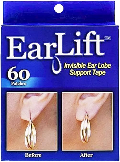 Earlift Heavy Earring Holder Support Solution - 8 Pack (480 Patches)