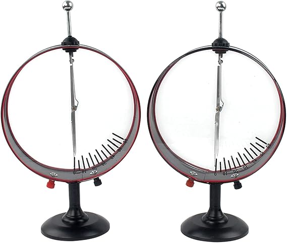 Pointer Electroscope - Physical Pointer Test Model - Electrometer Electroscope is Used in Middle and High School Physics and Electricity Experiment Equipment