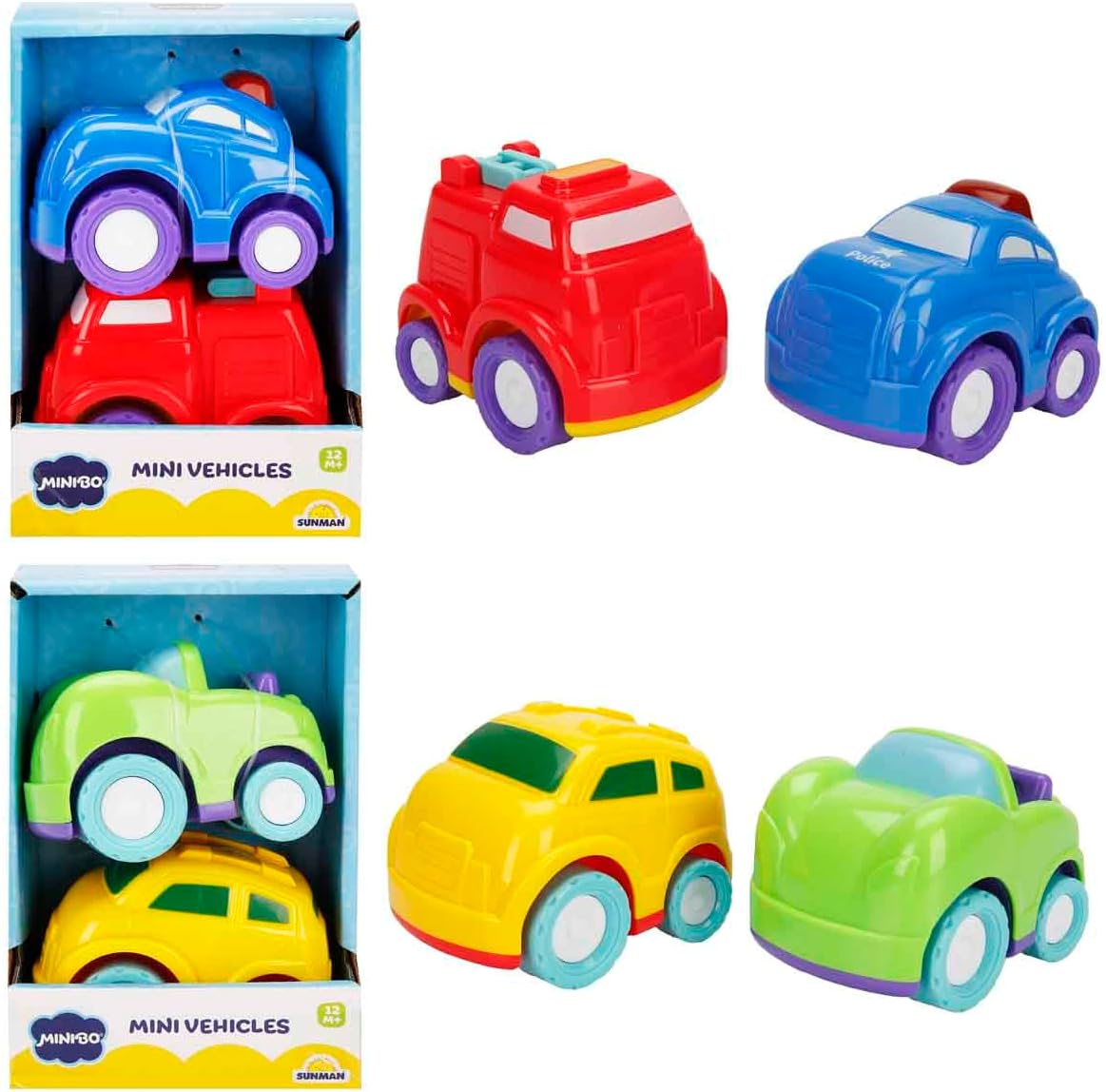 SUNMAN Mini Araçlar 22li 2A