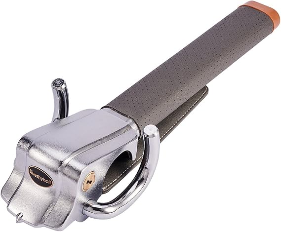 Blueshyhall Vehicle Steering Wheel Lock, Anti Theft Locking Devices Heavy Duty Security Lock with Safety Hammer for Auto Car Truck SUV Van Camper, Grey