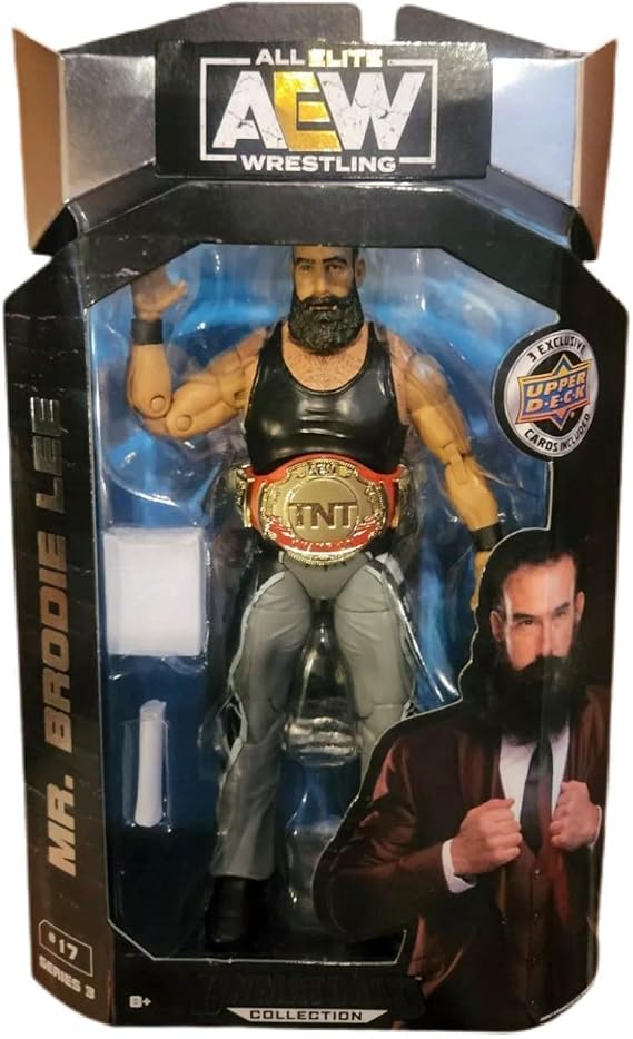 AEW Unmatched Unrivaled Luminaries Collection Wrestling Action Figure (Choose Wrestler) (Mr. Brodie Lee)