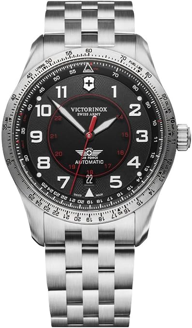 Victorinox Airboss Automatic Black Dial Men's Watch 241888