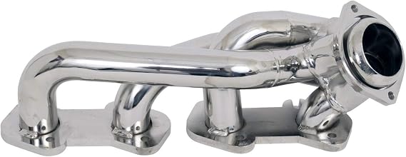 BBK 3515 1-5/8" Shorty Tuned Length Performance Exhaust Headers for Ford F Series F150 And Expedition 4.6L - Chrome Finish