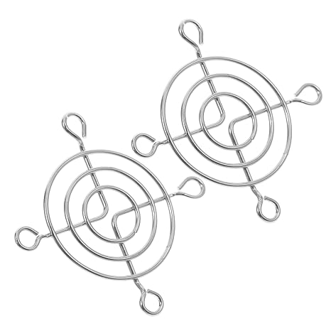2pcs Metal Wire Cover for Axial Exhaust Fans Plated Mesh Grille for Optimal Cooling