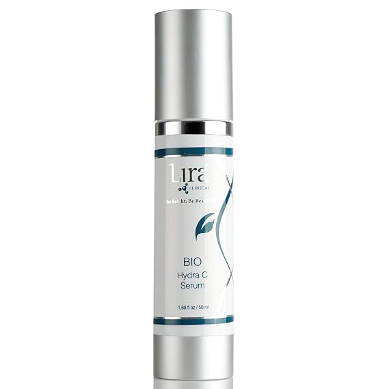 Lira Clinical BIO Hydra C Serum Vitamin C Face Serum with Citric Acid and Plant Stem Cells Hydrates Skin and Reduces Visible Signs of Aging Daily Skincare Solution with Antioxidants - 50 ml