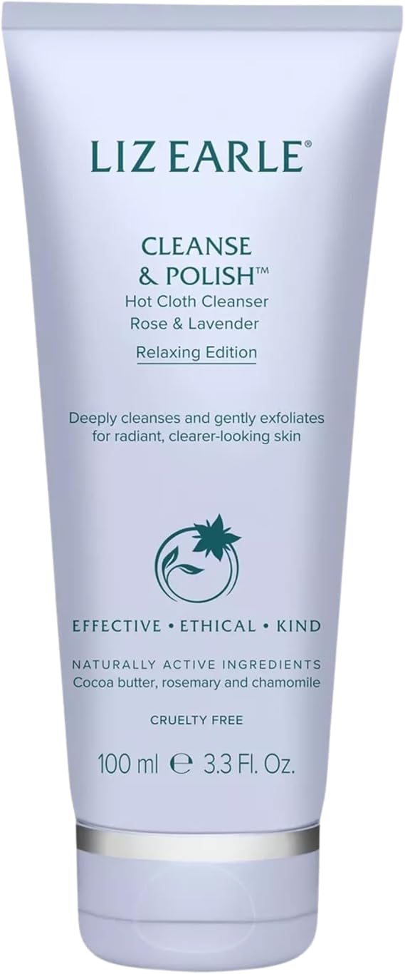 Liz Earle Cleanse & Polish™ Hot Cloth Cleanser Rose & Lavender, 100ml