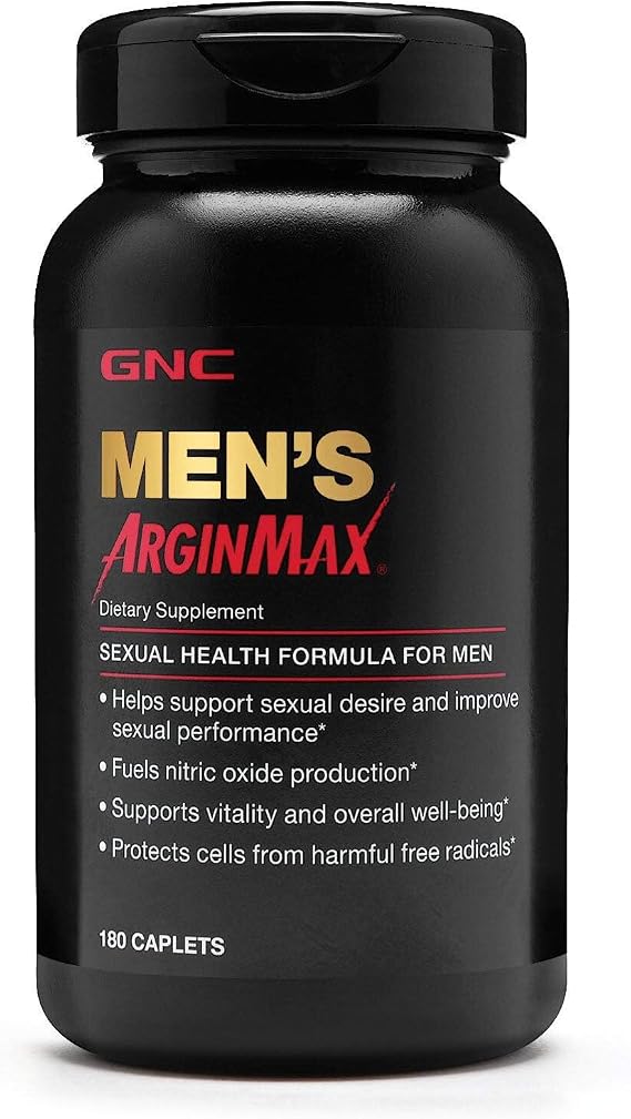 GNC Mens Arginmax Sexual Health Supplement for Men, 180 Count