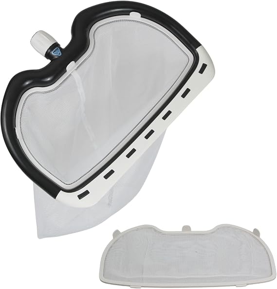 Wessel 2-in-1 Pool Skimmer Nets, 18.5in, Replaceable Fine Mesh, ABS Frame
