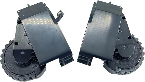 Compatible For Roidmi Eve Plus,Accessories Left And Right Driving Wheels Walking Suitable Replacement(Black L R)