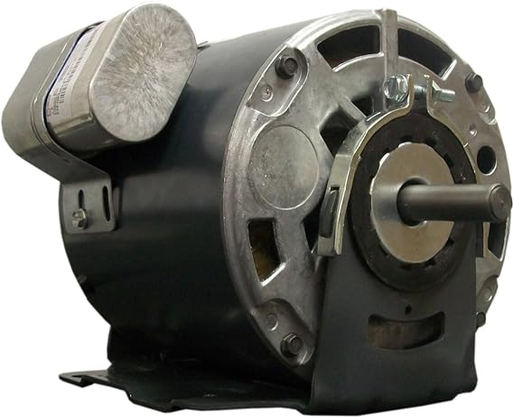 Fasco D827 5.6-Inch Diameter PSC Motor, 1/8 HP, 115 Volts, 700 RPM, 1 Speed, 2.8 Amps, CCW Rotation, Ball Bearing