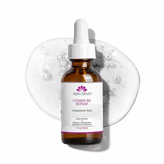 SKIN DEVA Vitamin B5 + Hyaluronic Acid Serum For Face Skin Serum Packed with B5 Relieves Perfect Vitamin Serum