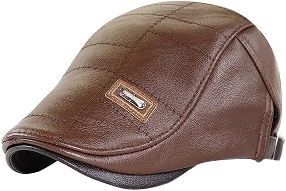 Men's Newsboy Flat Cap Classic Hat Cabbie Men Newsboy Black White Botvela Newsboy Cabbie Hats for Men