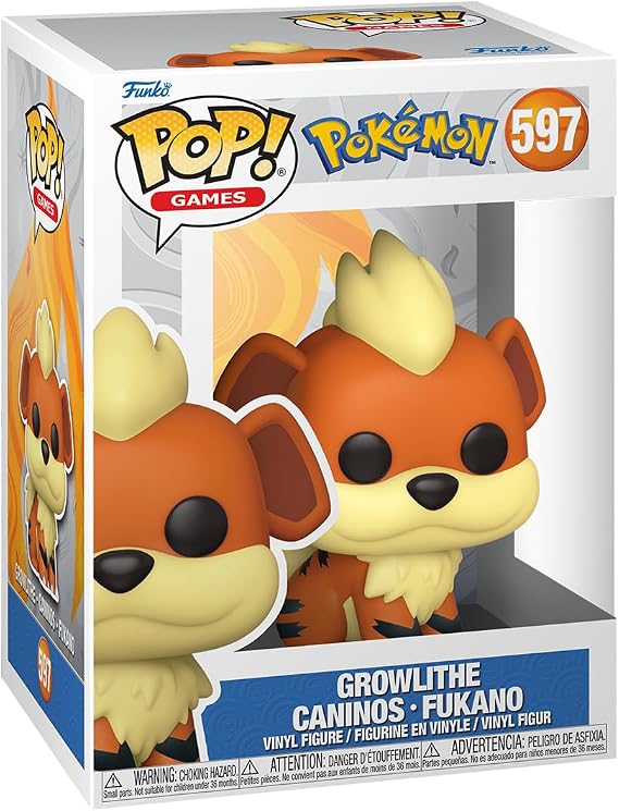 Funko POP! Games: Pokemon - Growlithe - Collectable Vinyl Figure - Gift Idea - Official Merchandise - Toys for Kids & Adults - Video Games Fans - Model Figure for Collectors and Display